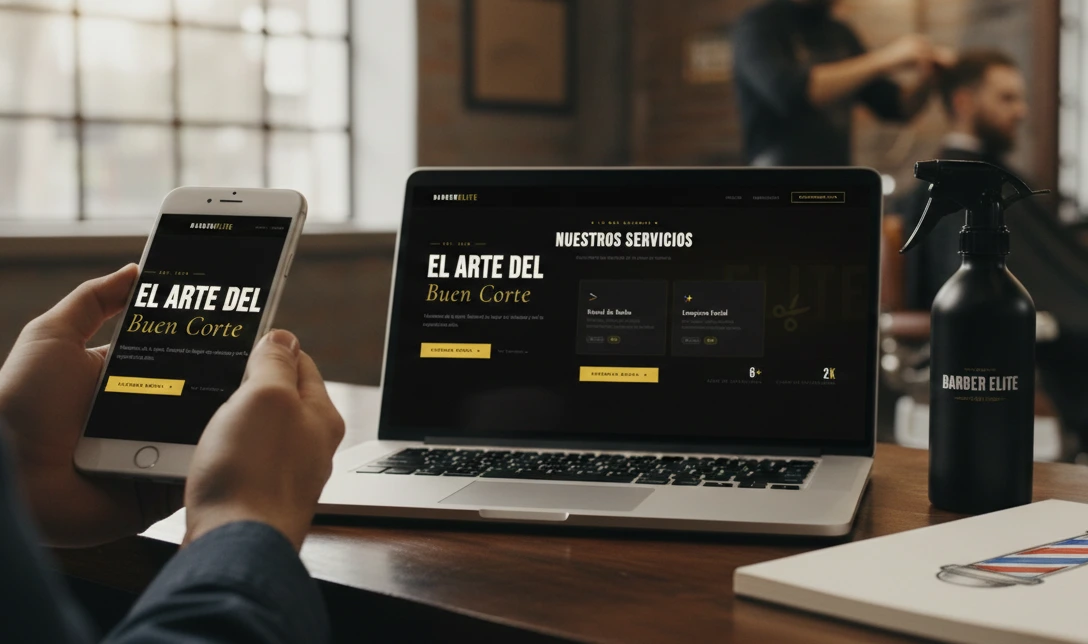 Sistema de reservas online para barbería Uruguay